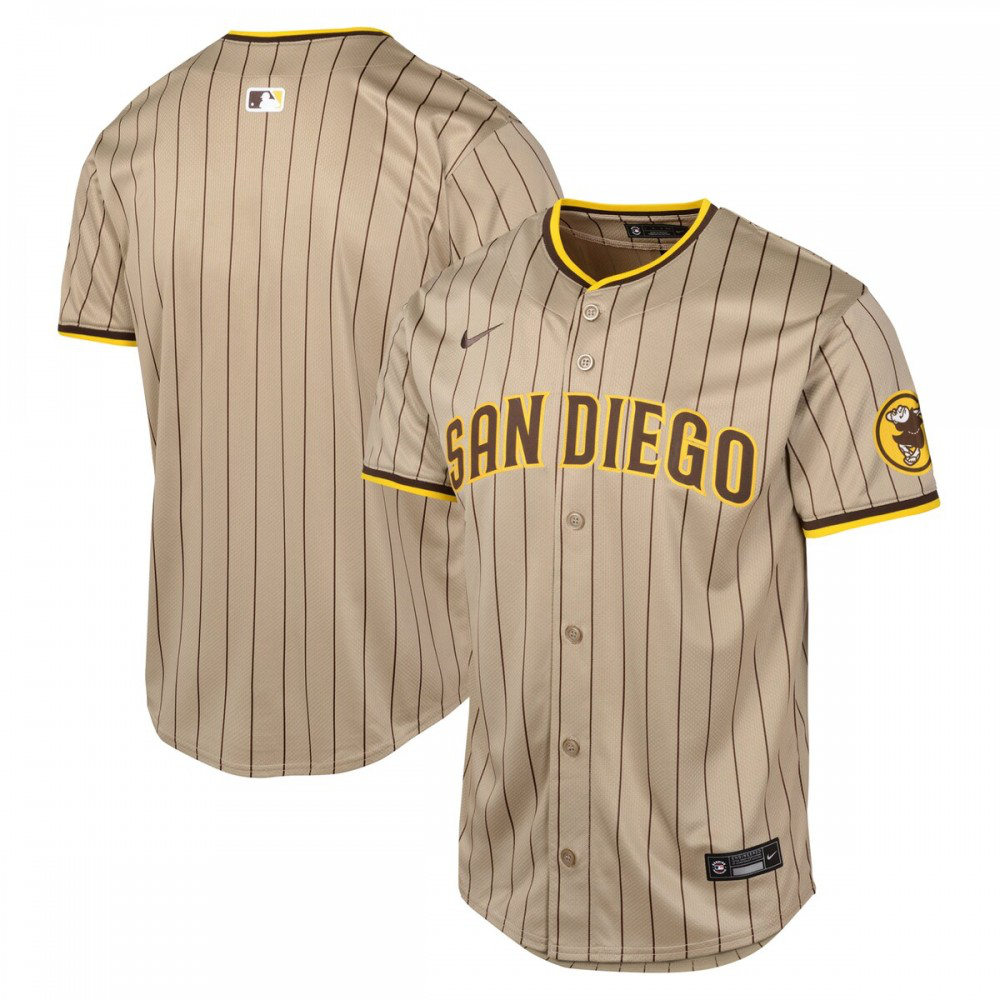 San Diego Padres Youth Alternate Limited Jersey - Tan-Pro Kit Vault | Brand New 26/27 Sports Jerseys
